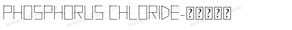 Phosphorus Chloride字体转换